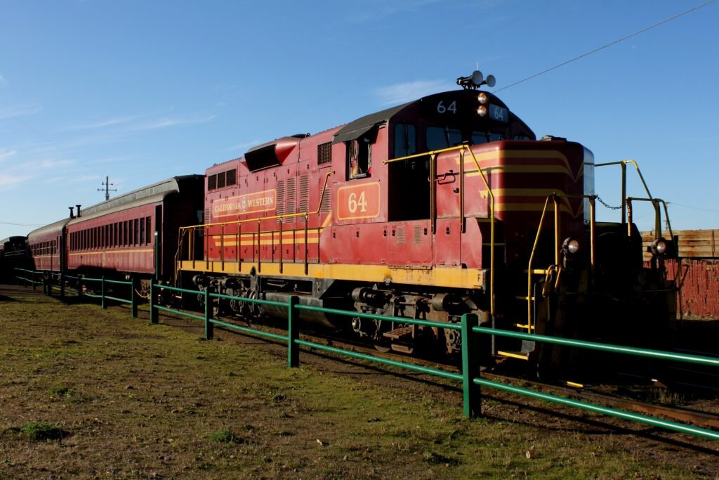 The Skunk Train & Rail Bikes, mendocino