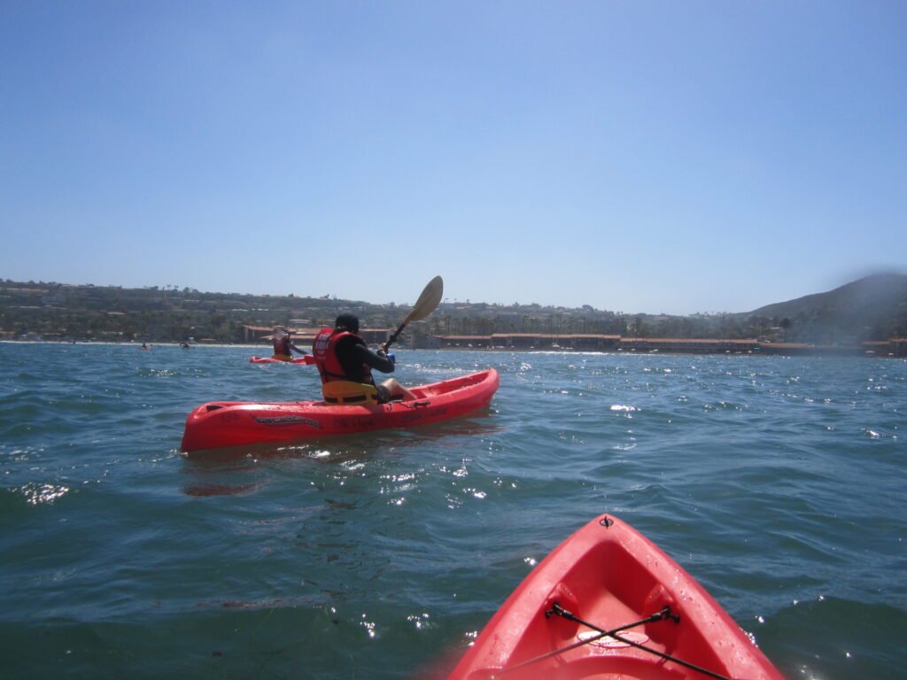 kayaking in La Jolla