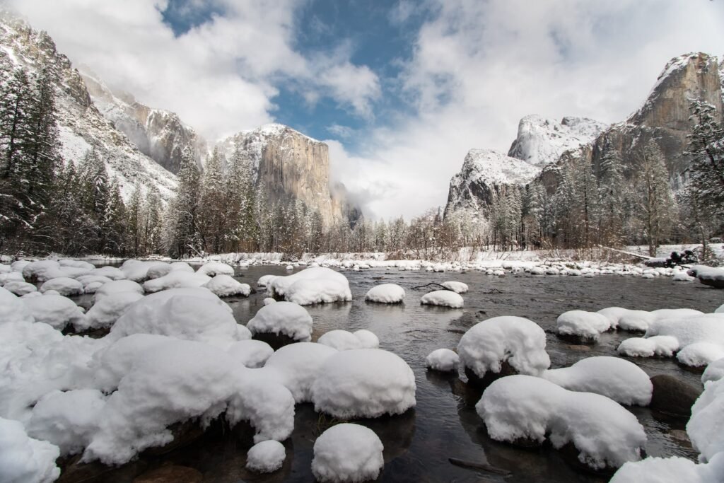 Yosemite National Park snow