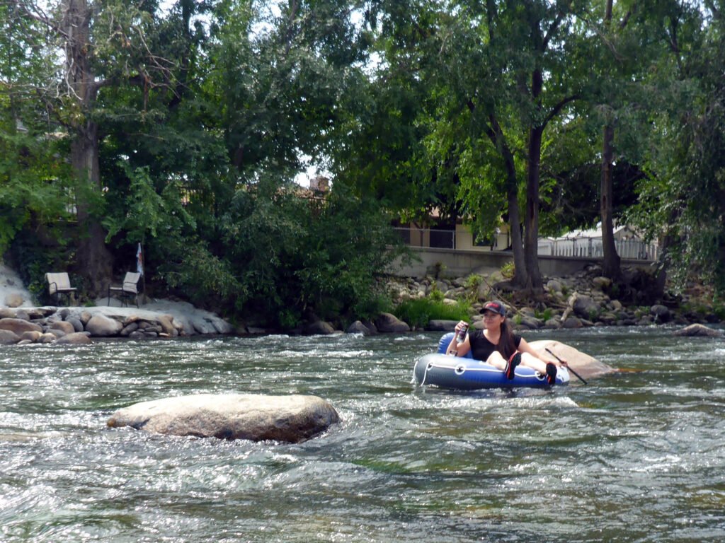 Tubing Down the Truckee River