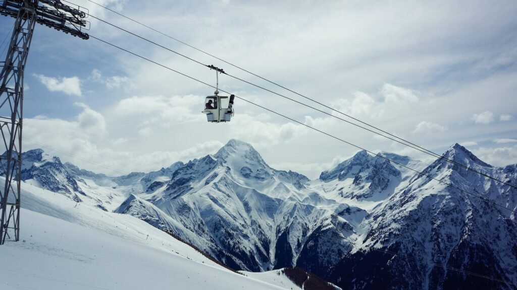 Gondola Ride Up Mammoth Mountain